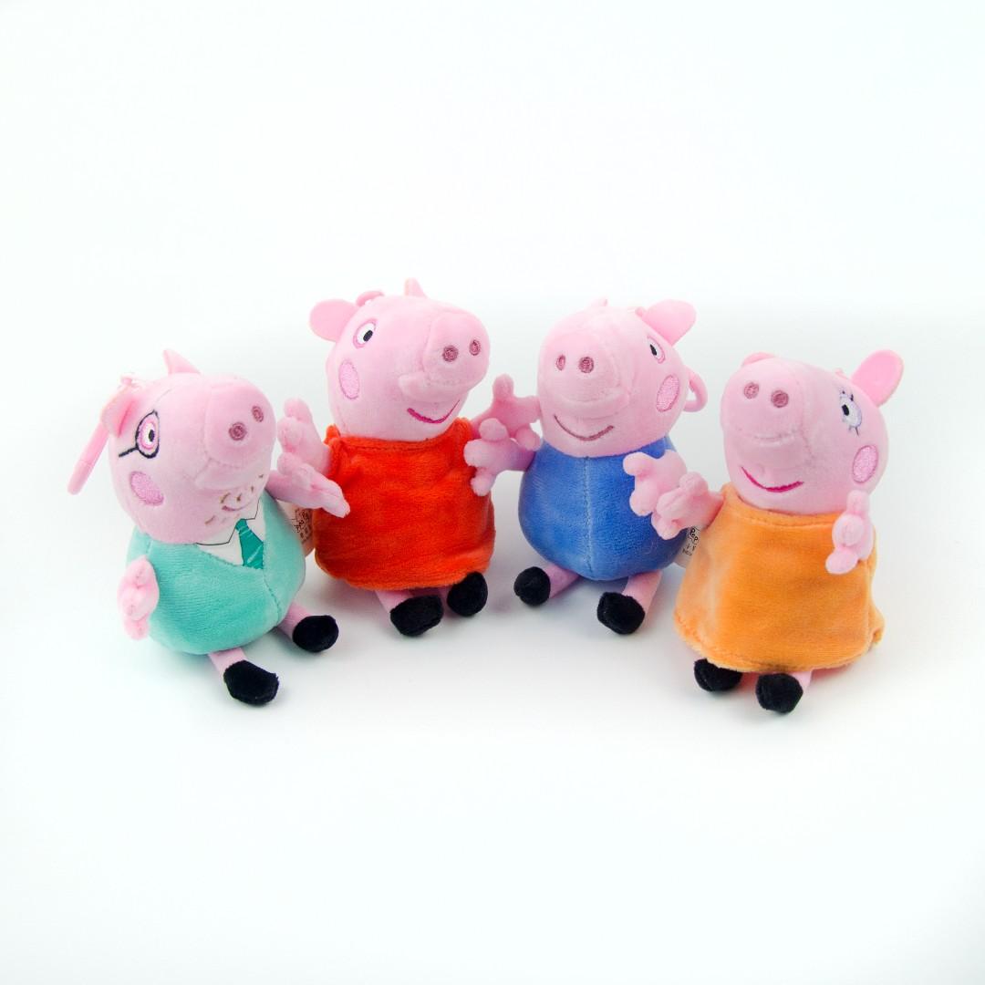 peppa pig family plush