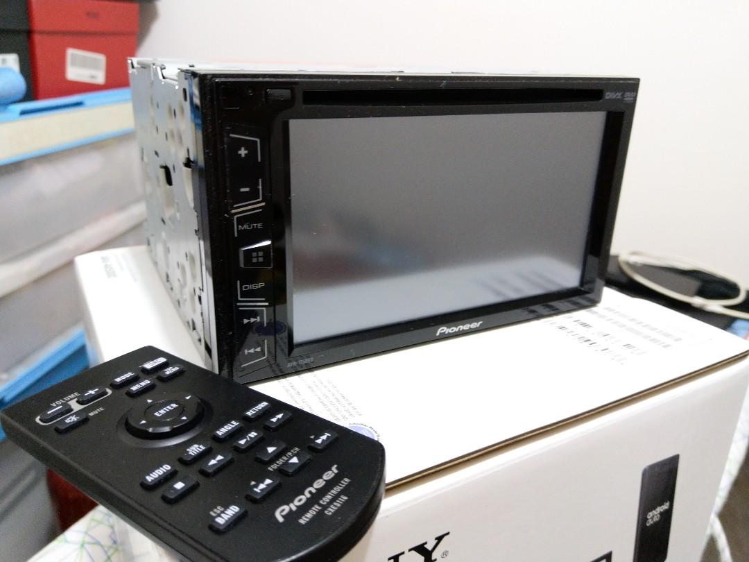 減價pioneer車機usb Dvd Aux 後車cam 無藍芽 電子產品 錄音器材 Carousell