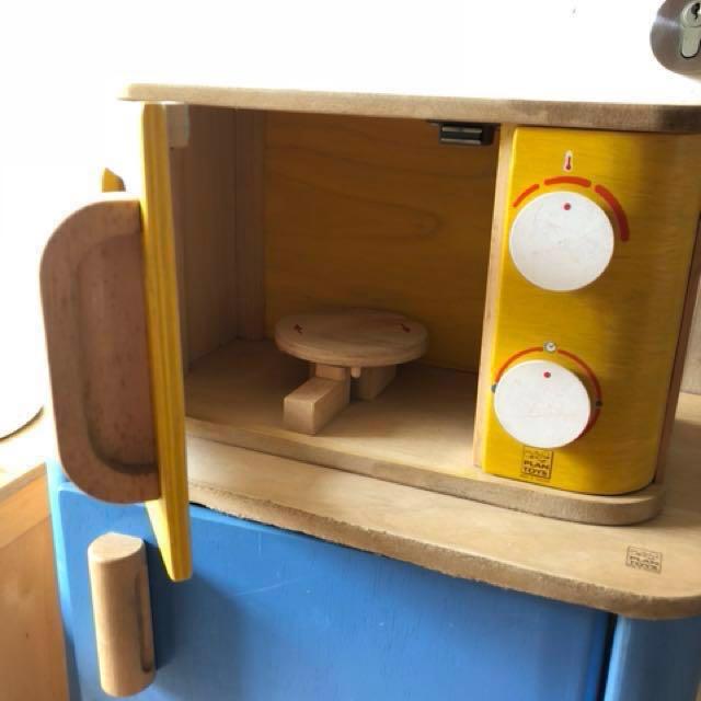 Plan toys wooden kitchen set, Hobbies & Toys, Toys & Games on Carousell