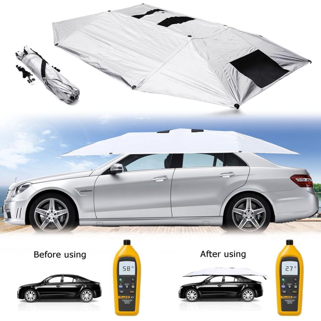 Fully Automatic Anti-UV Protection Remote Sunshade Car Umbrella Tent Roof Cover