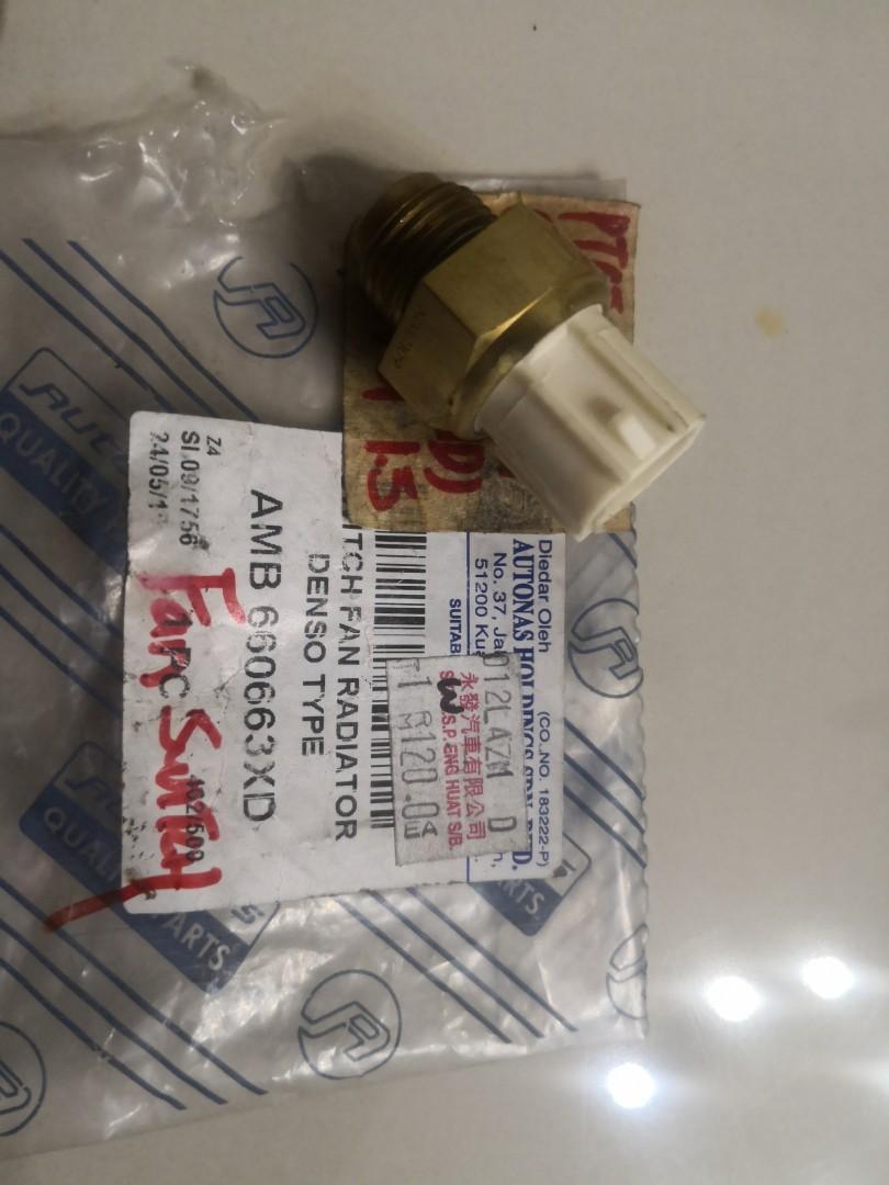 RadiatorFan switch for wira 1.5 DENSO TYpe, Auto Accessories on Carousell
