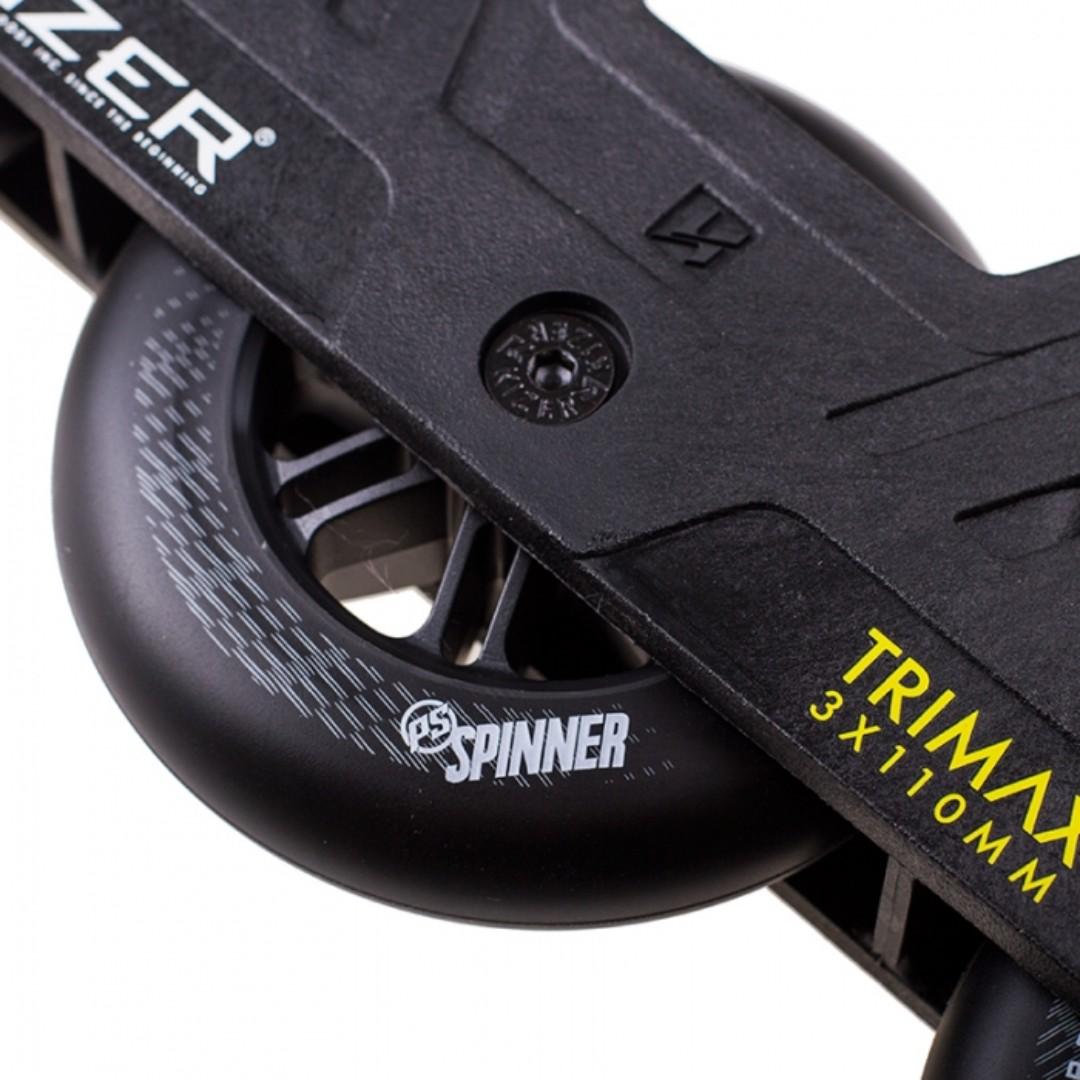 RollerBlade Frames ( Oysi Frame White) (Ground Control 125mm Oil Slick ...