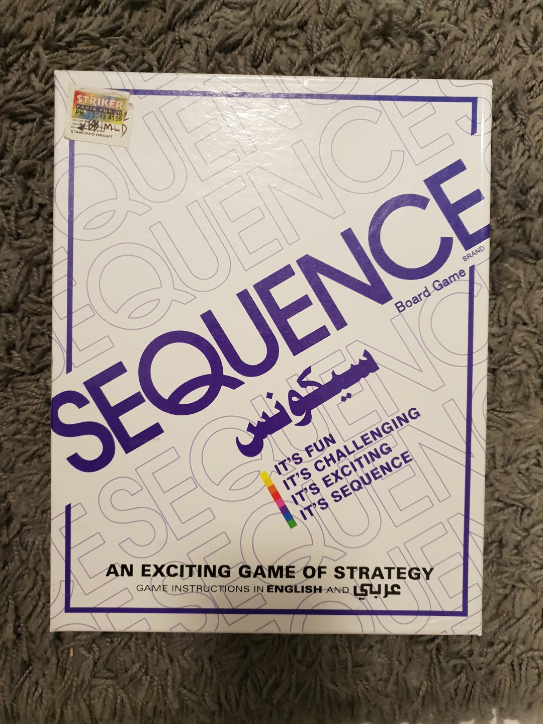 Sequence Game Of Strategy Toys Games Board Games Cards On Carousell