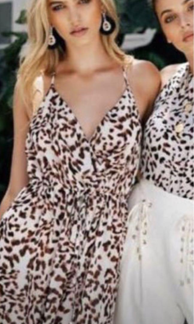 sheike leopard dress