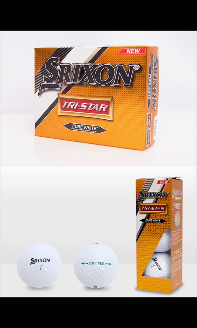 srixon tri-star 三層球 高爾夫球