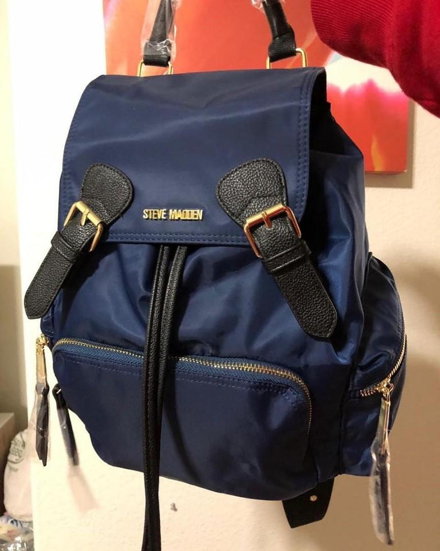 Steve madden backpack burberry look alike