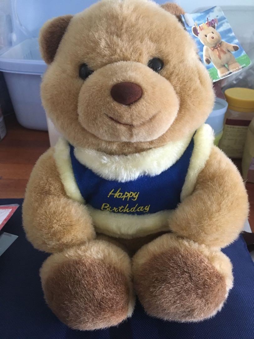 teddy bear happy