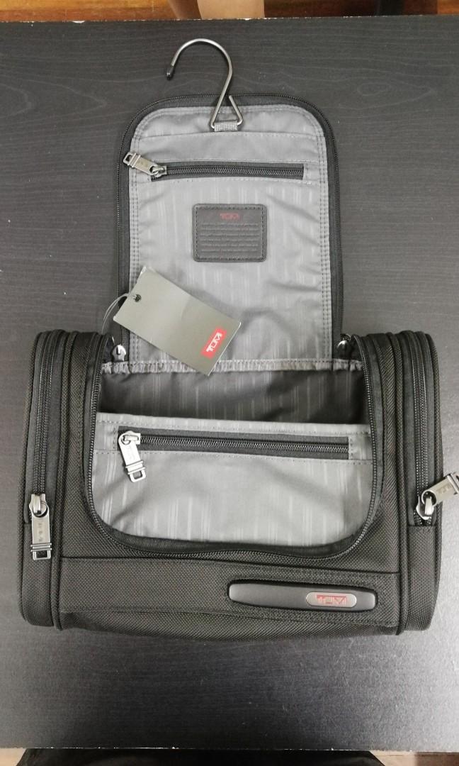 Tumi Hanging Travel Kit Toiletry Bag, Men's Fashion, Bags, Belt bags