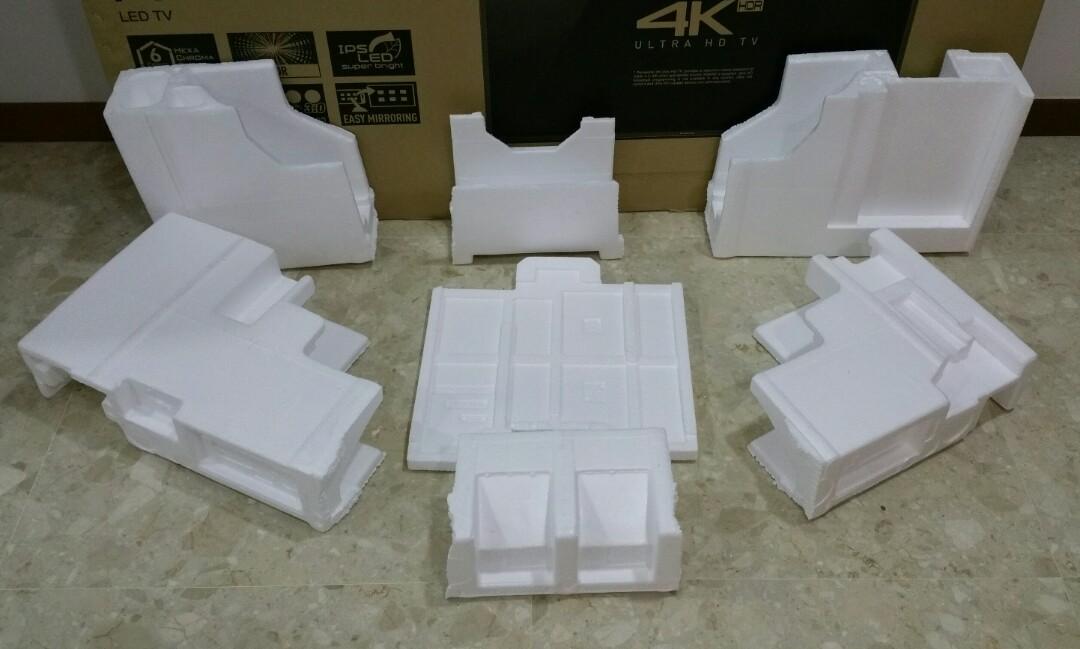TV carton box with inner Styrofoam/thermocol packing, TV & Home