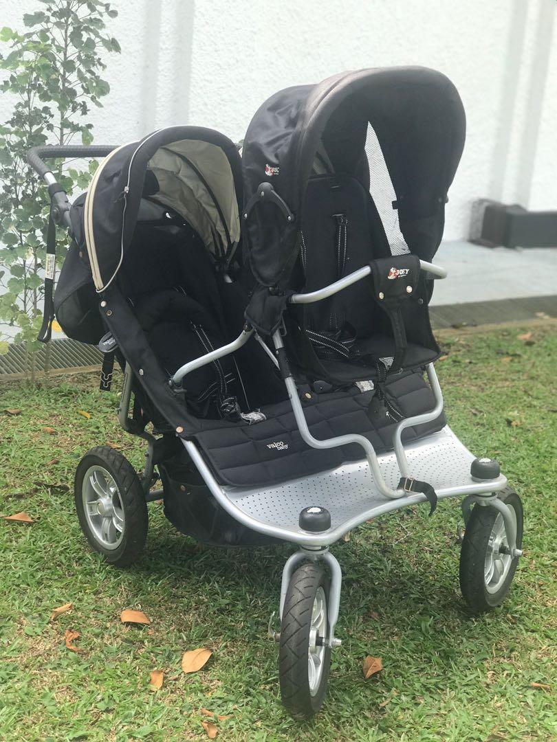 Double stroller with joey seat clearance