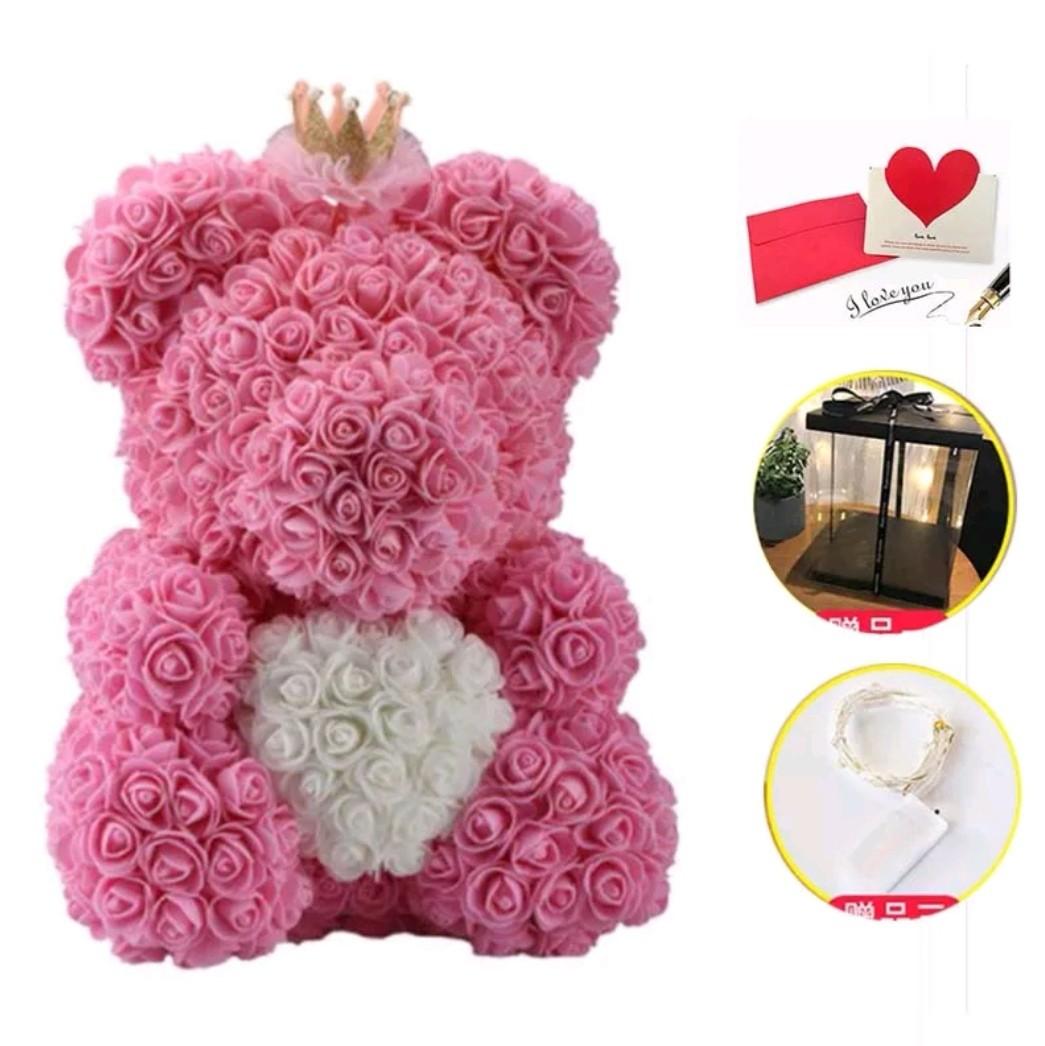 rose heart bear