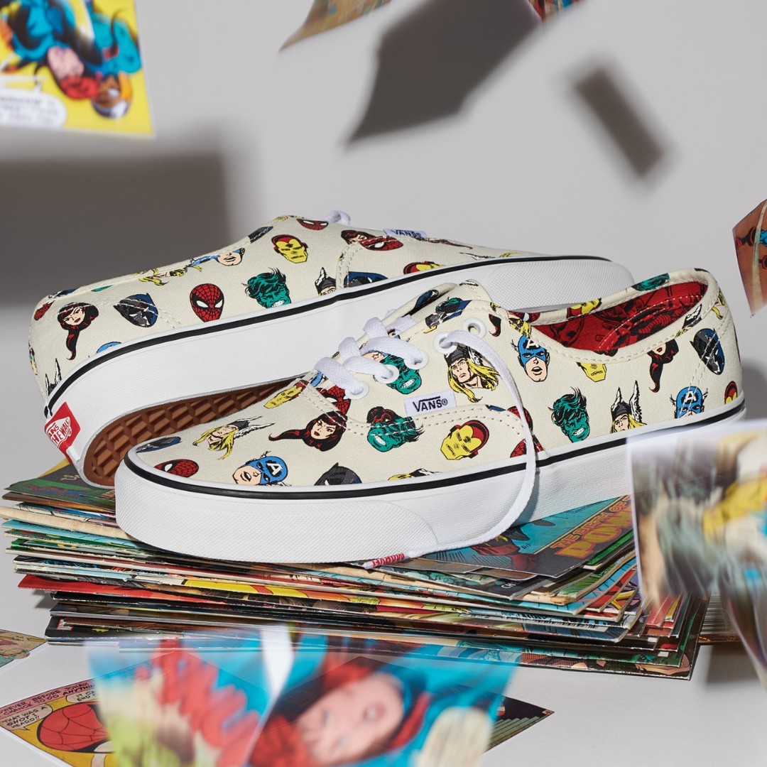 vans marvel heads shoes
