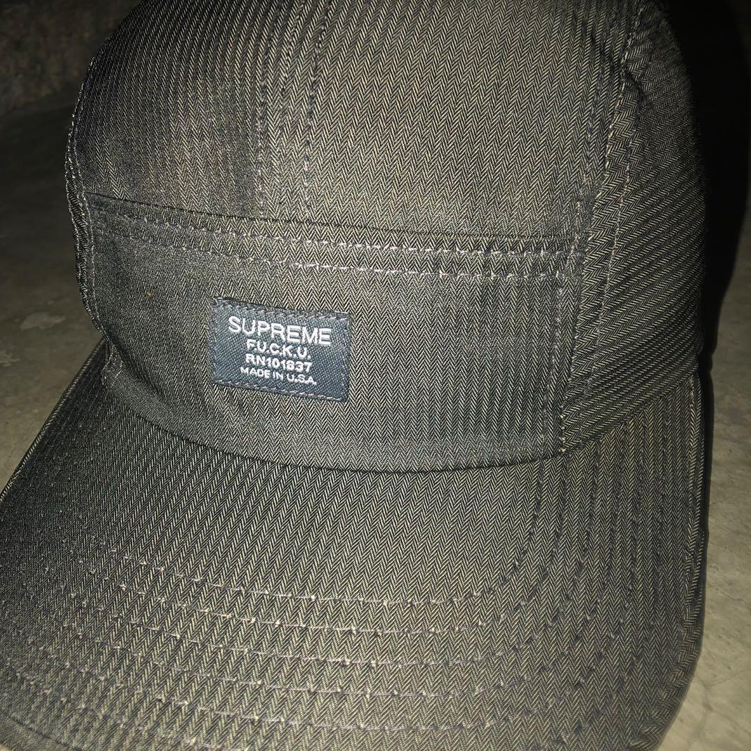 Supreme Fuck Everybody Jacquard Camp Cap Black - SS19 - US