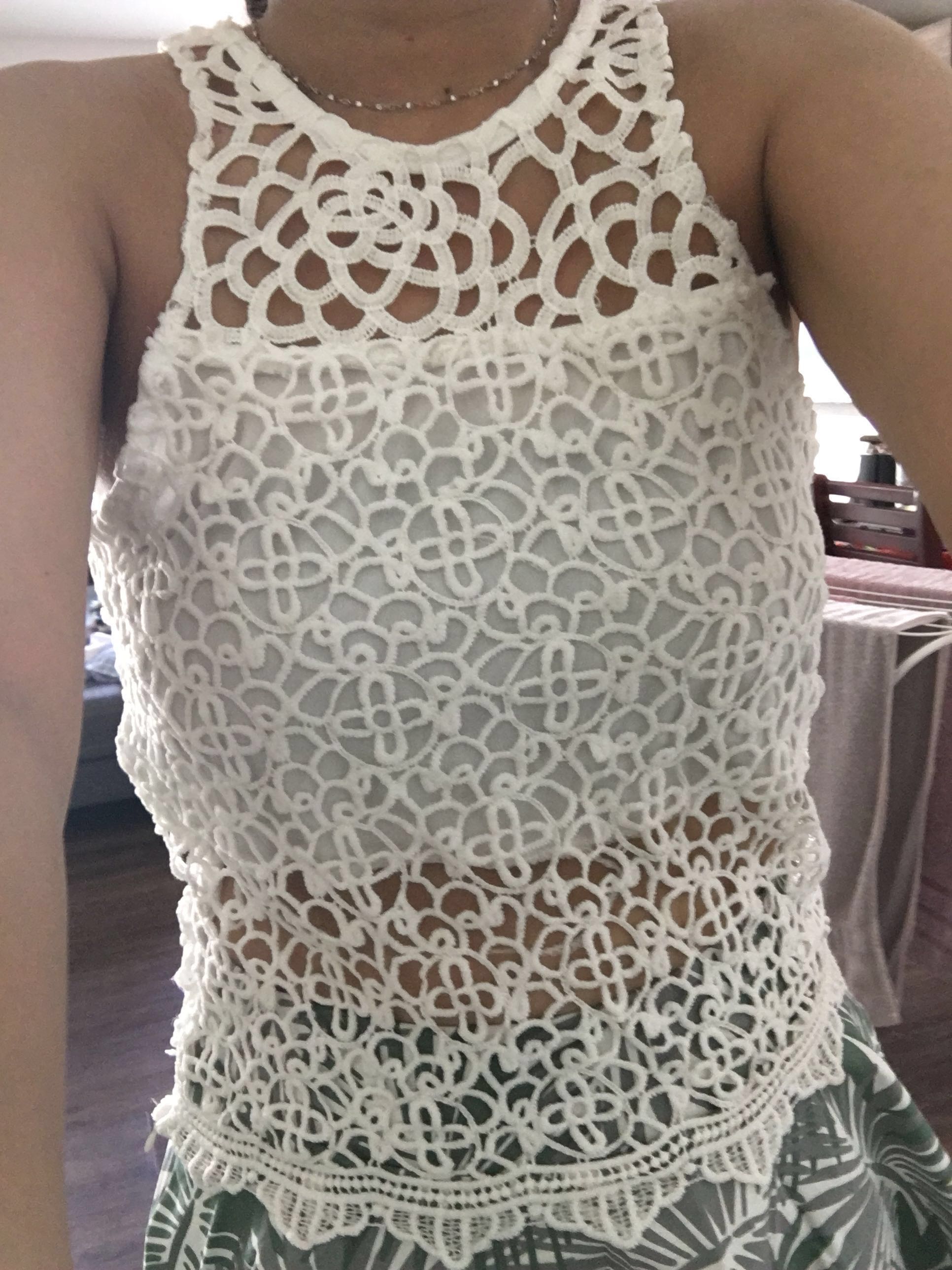 crochet sleeveless top