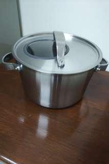 IKEA Stainless Steel Stockpot with Cover 4.5L