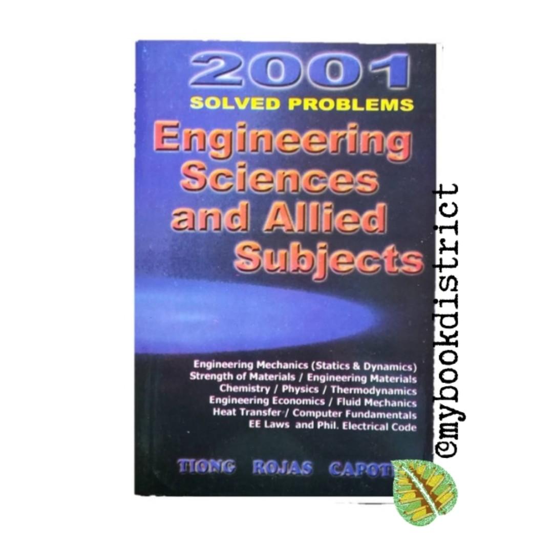 2001 Solved Problems Engineering Science and Allied Subjects by Tiong