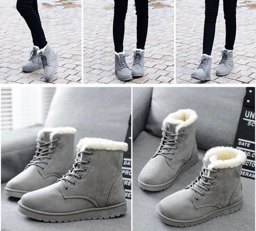 Furry online combat boots