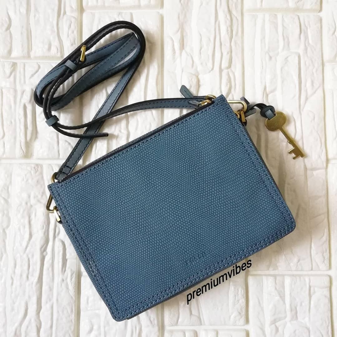 Fossil campbell crossbody 2025 blue