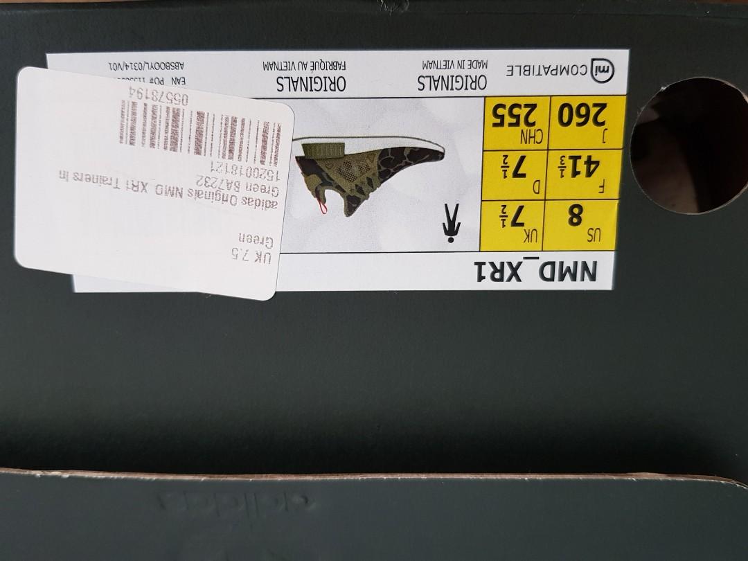 Adidas us 8 to uk outlet xr