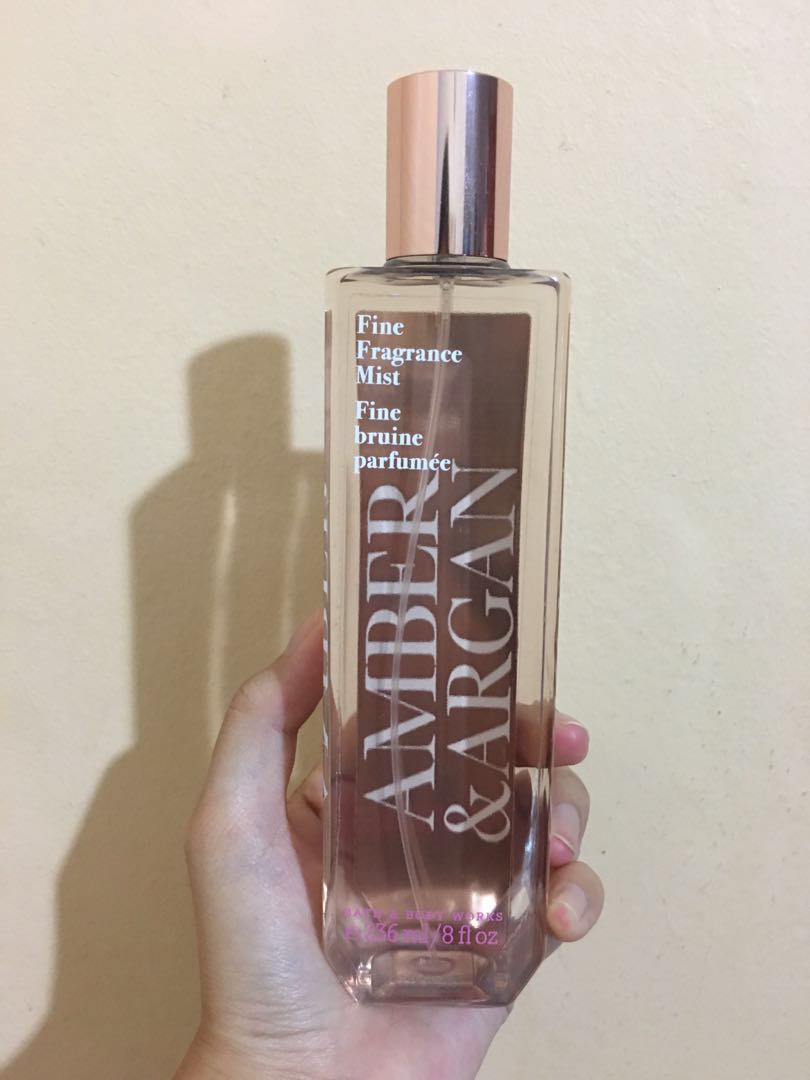 Bath and body works sales amber and argan perfume