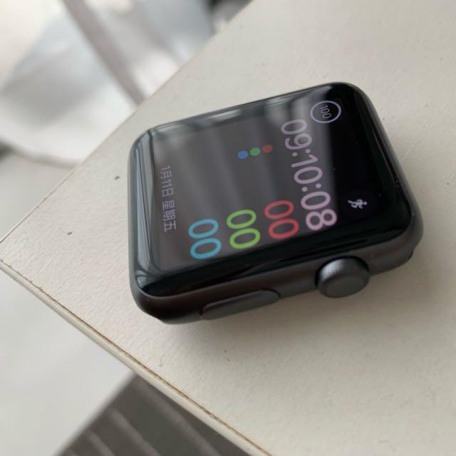 Apple Watch S1 42mm Black Sports Edition Electronics Others On Carousell