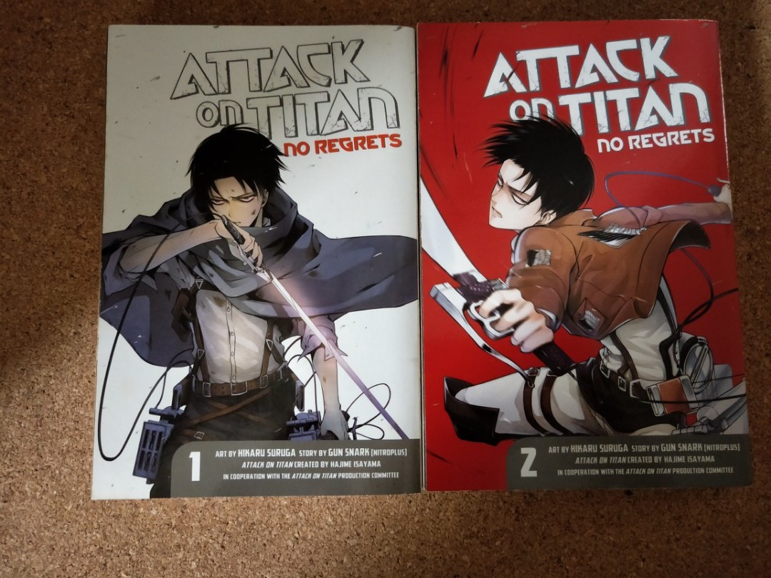 Attack On Titan No Regrets Manga Books Stationery Comics Manga On Carousell