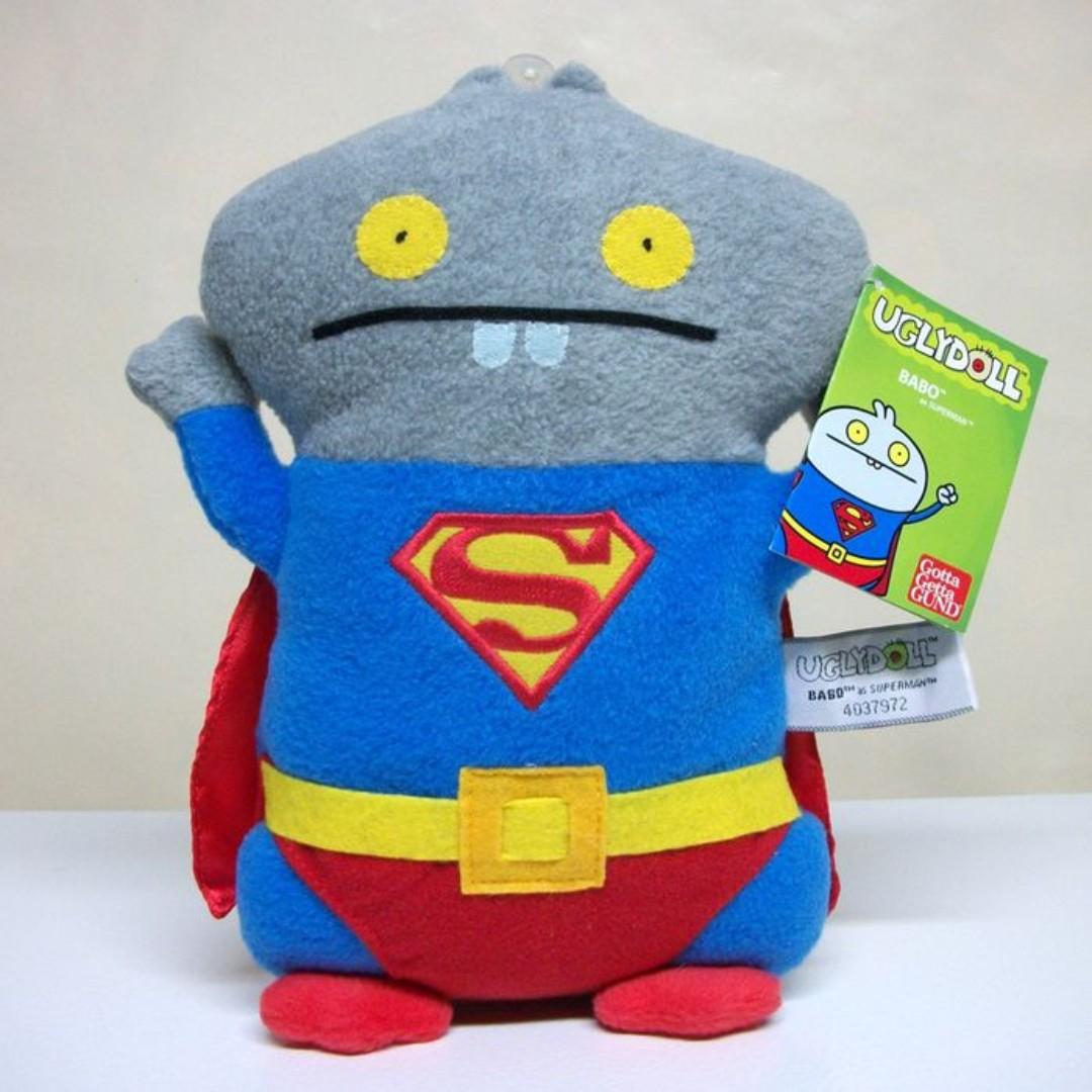 Babo Superman Ugly Doll, Babies & Kids, Infant Playtime on Carousell