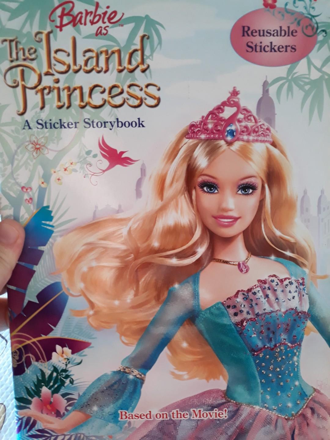 barbie doll story book