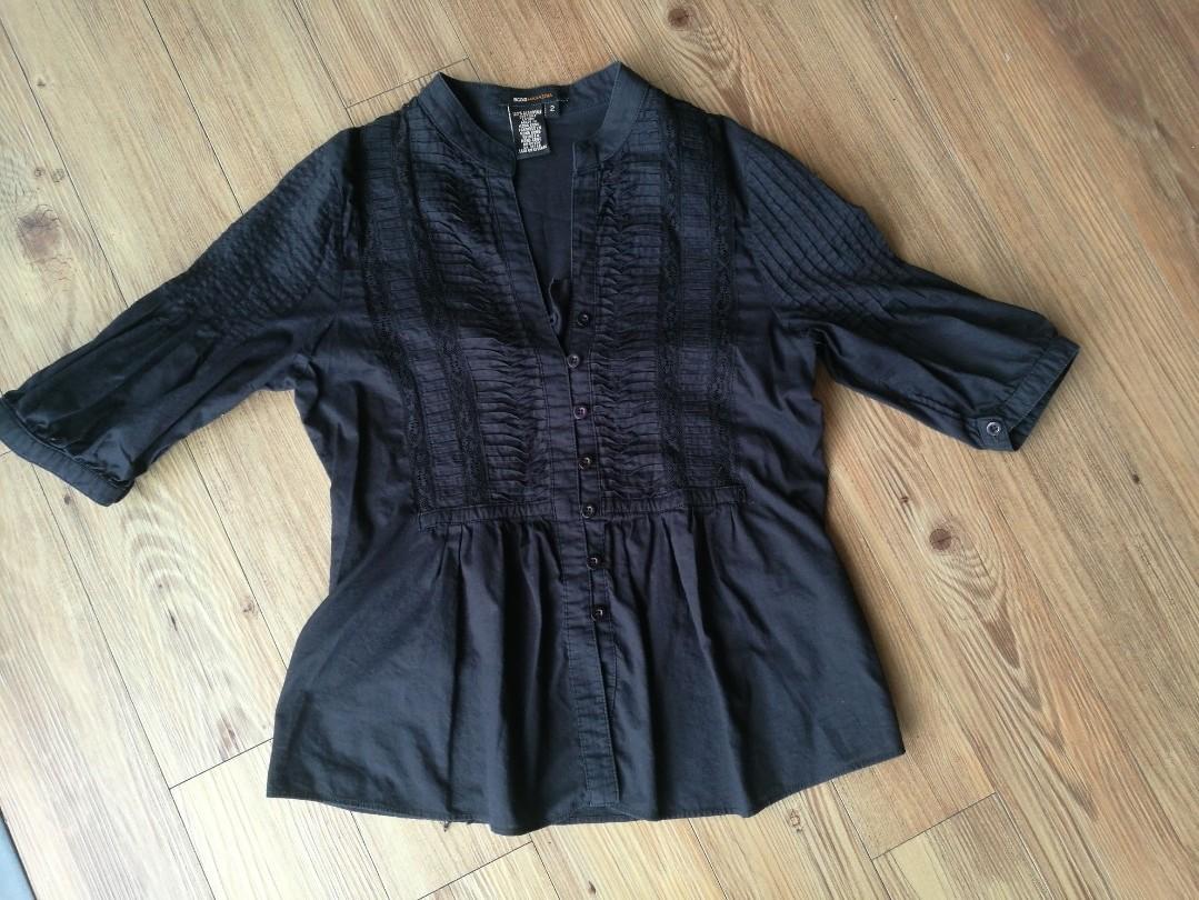 black lace babydoll top