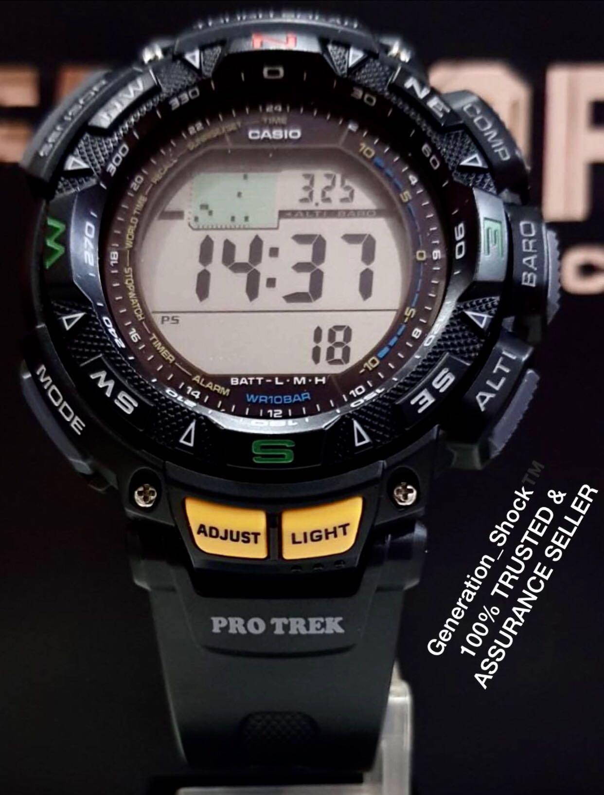 PROTREK DIVER UNISEX SPORTS WATCH 1 YEAR OFFICIAL WARRANTY 100 ORIGINAL AUTHENTIC OFFICIALLY by G SHOCK COMPANY PRG 240 1 PRG240 1 CASIO