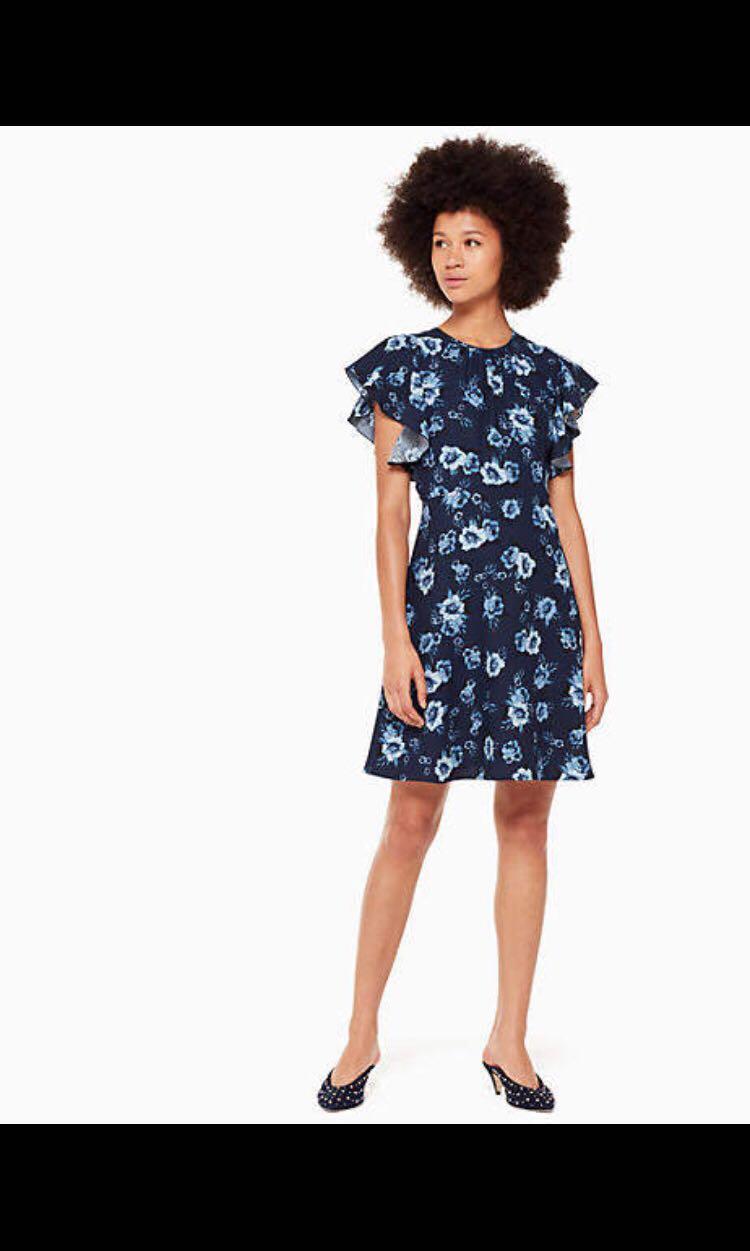 BNWT Authentic Kate Spade Prairie Rose Crepe Dress Women s Fashion Muslimah Fashion Dresses on Carousell