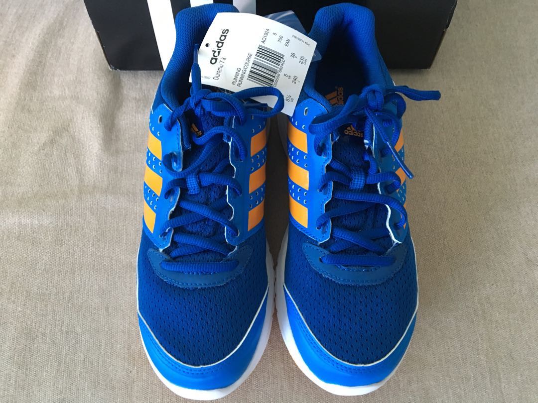 Adidas Duramo 7K blue running shoes US5 