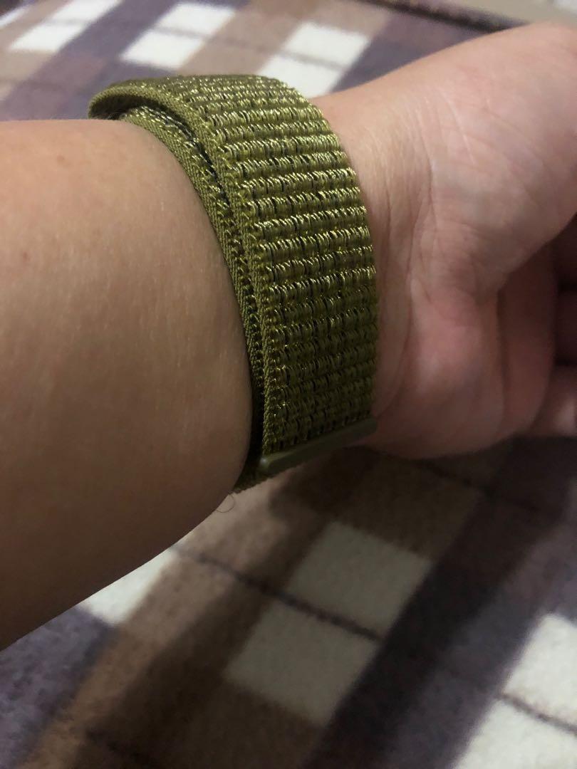 Apple watch olive flak sales