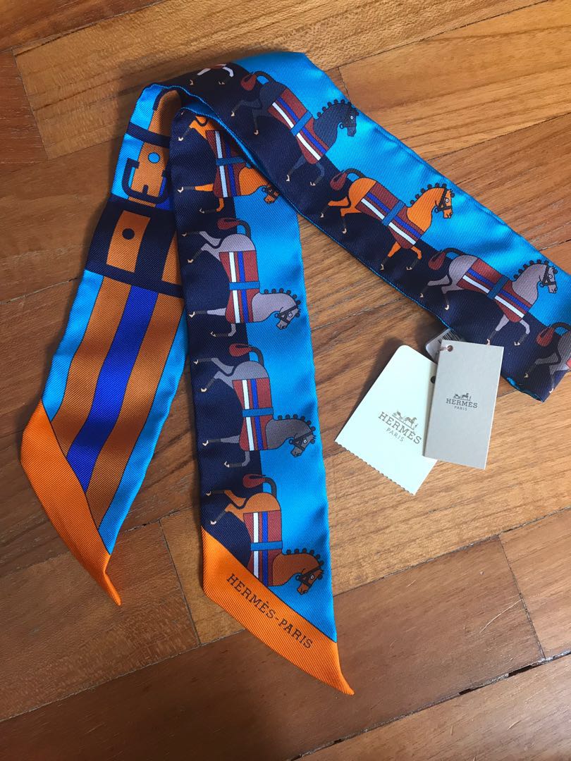 hermes twilly orange