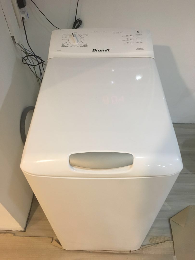 brandt compact washing machine wtc9680 tv home appliances washing machines and dryers on carousell