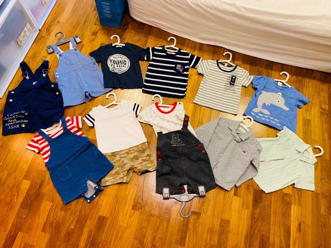 Bundle Of Baby Boys Clothes Mothercare Seed Fox Sea Apple Uniqlo