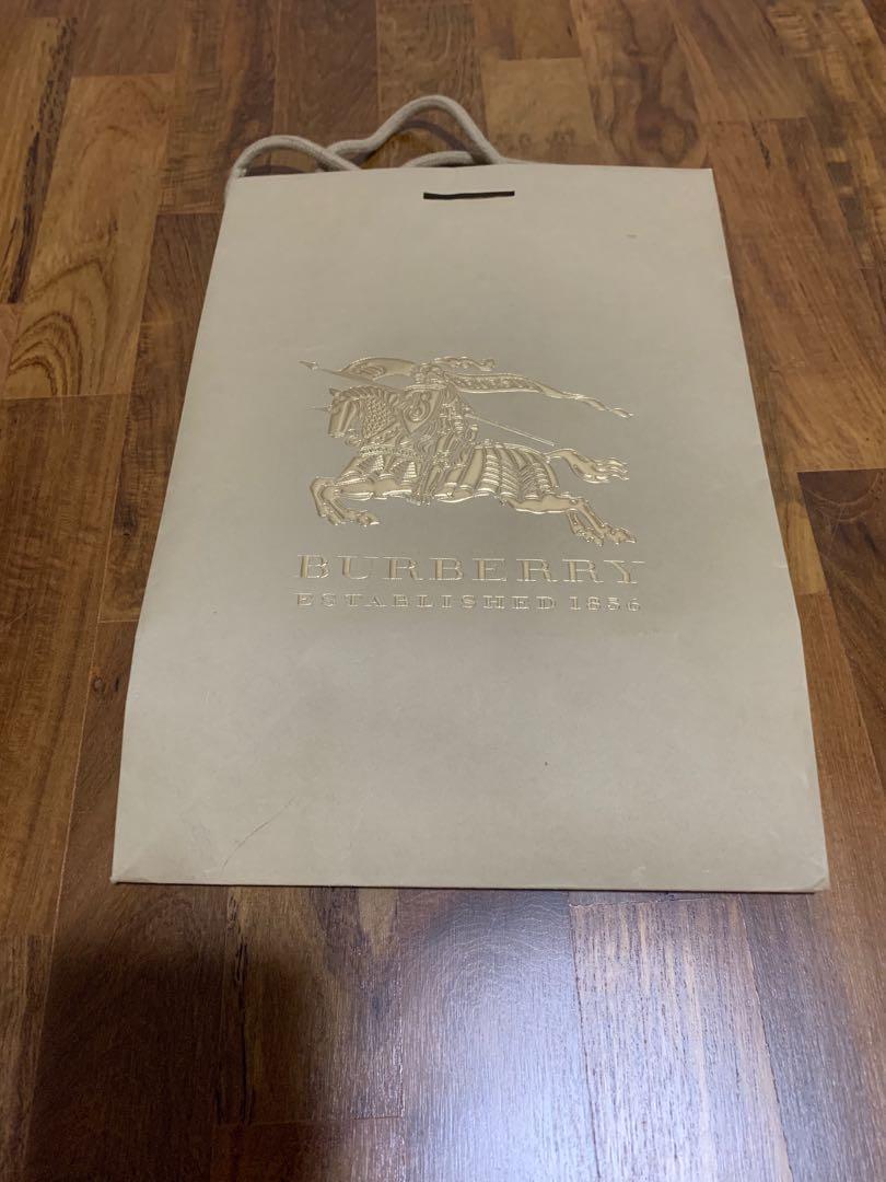 burberry paper bag