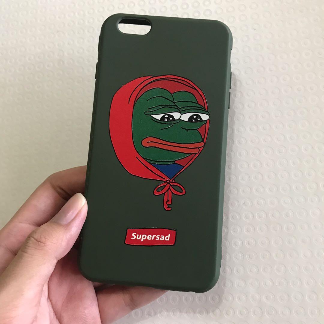 Case Iphone 6 Plus 6s Plus Pepe The Frog Telepon Seluler Tablet Aksesoris Tablet Handphone Casing Sarung Di Carousell