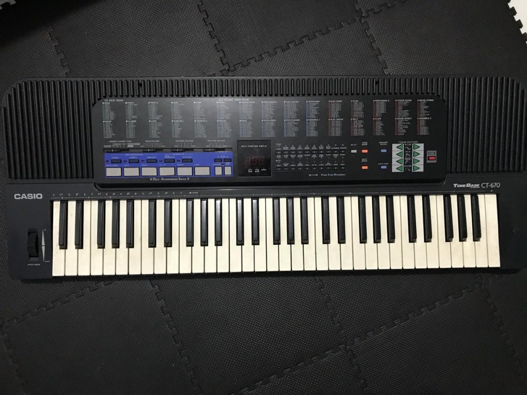 Casio Tone Bank Keyboard CT670, Musik & Media, Alat di Carousell