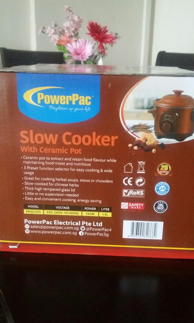 Bear Electric Slow Cooker with Ceramic pot 2.0L (DDG-D20Q2) - PowerPacSG