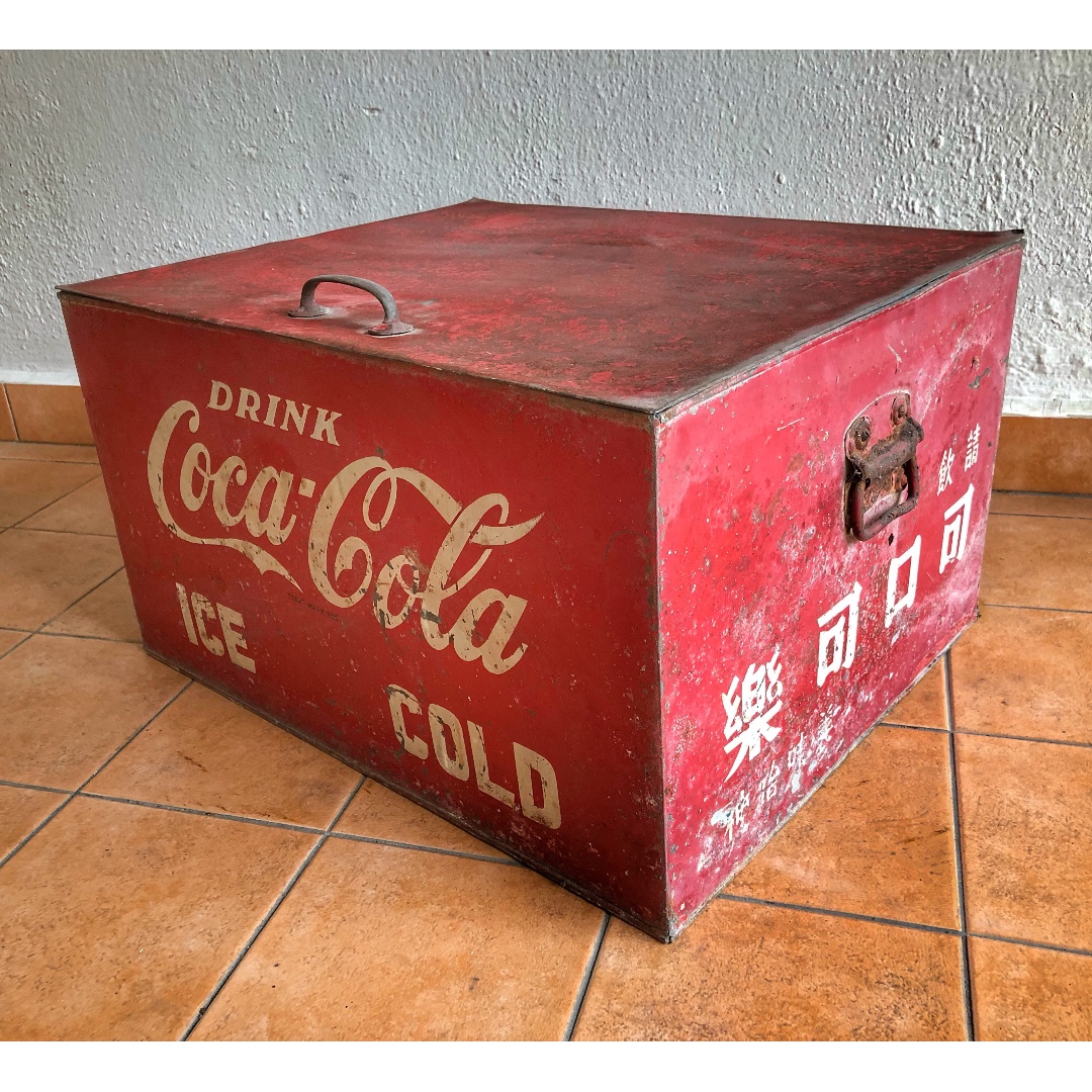 Coca Cola Ice Box, Hobbies & Toys, Memorabilia & Collectibles, Vintage