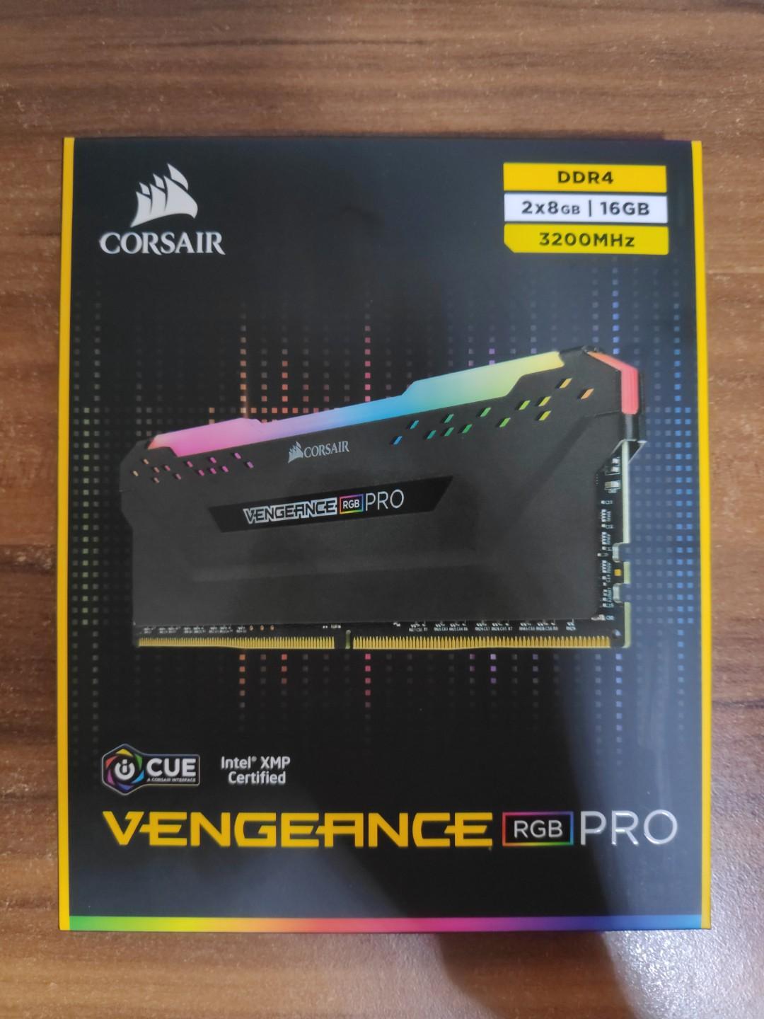 Corsair Vengeance RGB Pro ram sticks DDR4 2x8GB 16GB 3200MHz