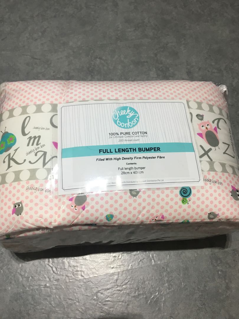 Cot full length bumper, Babies & Kids, Baby Nursery & Kids Furniture