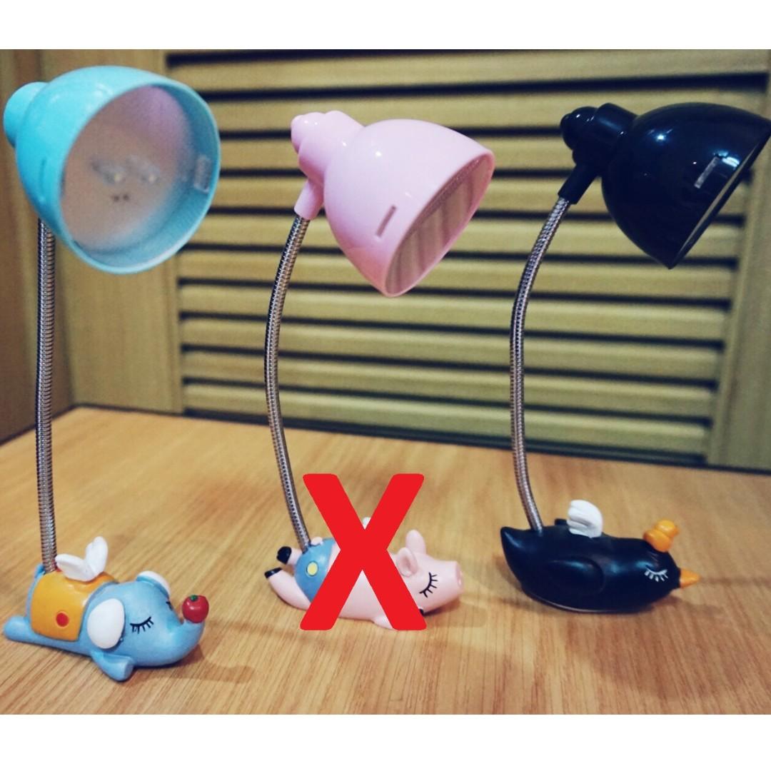 Cute Mini Animal Lamps Penguin Elephant Home Furniture Furniture Fixtures Others On Carousell Wood lamp coconut lamps coconut light animal motif kid's room children light. carousell