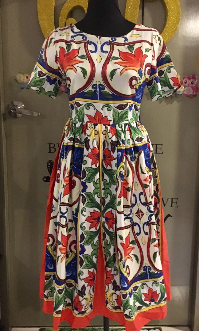 dolce and gabbana inspired dress