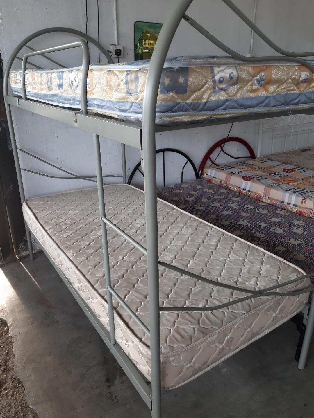 Double Decker Bed Set, Home u0026 Furniture, Furniture on Carousell