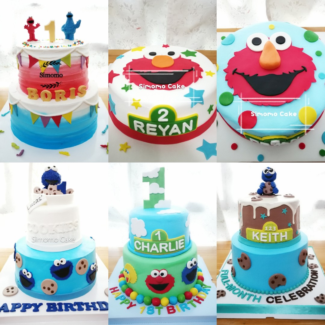 Elmo Cake Sesame Street Cake Baby Elmo Cake Food Drinks Baked