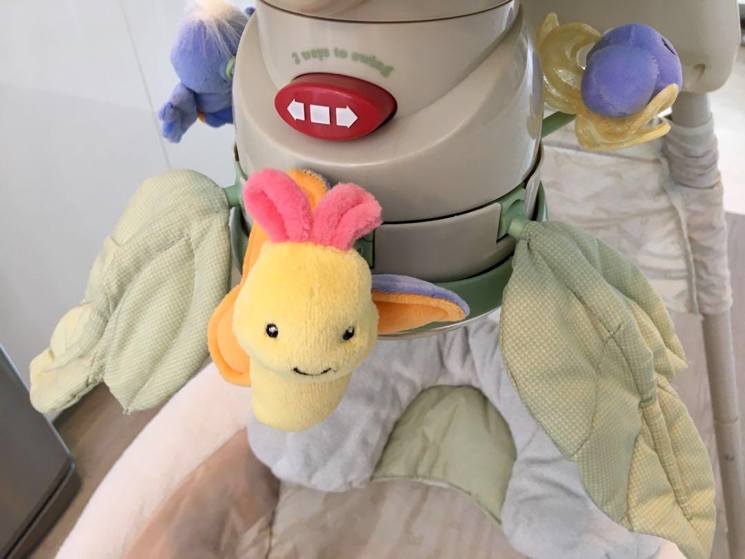 Fisher Price Papasan Nature s Touch Cradle Swing Rocker Babies Kids Infant Playtime on Carousell