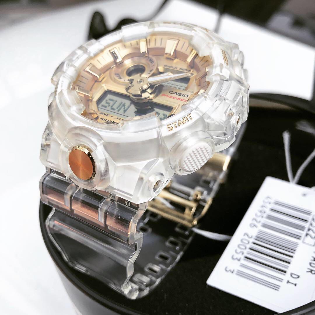 GLACIER GOLD Casio Gshock 35th ANNIVERSARY Transparent Gold