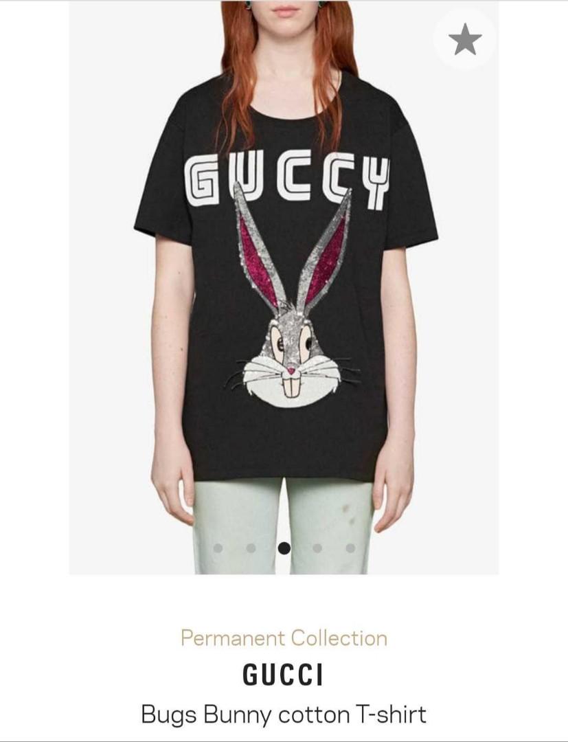gucci bugs bunny shirt